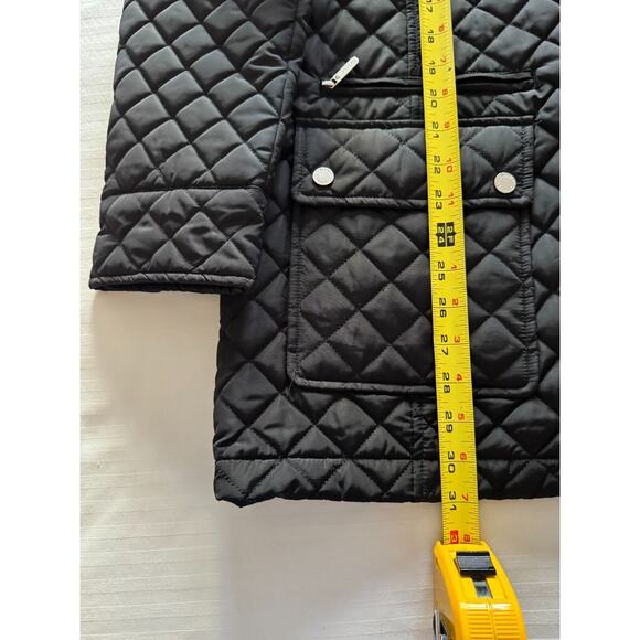 Calvin Klein Women's Quilted Funnel Neck Jacket 17 1/2"Shoulder 42"Chest 48"Wst - Picture 6 of 11